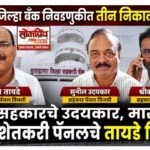 बुलढाणा जिल्हा बँक निवडणुकीत तीन निकाल जाहीर; सहकारचे उदयकार, मारोडे तर शेतकरी पॅनलचे तायडे विजयी